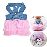 Hundekleid für Mädchen und Jungen für Hunde und Katzen niedliches Tutu...