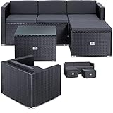 KESSER® Polyrattan Lounge Aruba - Gartenlounge für 4-5 Personen...