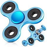SCIONE Fidget Spinner Metall Sensory Fidget Toy, Cooler Metall Edelstahl-Handspinner Angst...