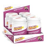 DEXTRO ENERGY KRAFTSTOFF CASSIS + VITAMINE B2, B3, B6, B12 - 6x68g (6er Pack) -...