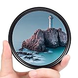 Fotover 58mm Neutrale Graufilter,Slim Variabler ND Filter Einstellbare ND Fader ND2-ND400...