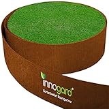 innogard 6011-001 – Rasenkantenband – aus Corten-Stahl – Höhe 15 cm,...