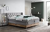 Belanoti EON Boxspringbett 180x200 elektrisch verstellbar 7-Zonen Taschenfederkern...