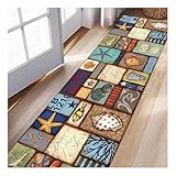 Siunwdiy Teppich Läufer Flur 40x320cm Bunter Teppichmatten Küchenteppich Läufer...