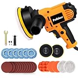 Poliermaschine auto 700W, Exzenter Poliermaschinen Set 31pcs, 5 Zoll Orbital Auto Politur...