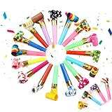 20 Stück Tröte, Trötren, Kinder Jubel Partytröten, Party Kinder Gebläse, Tröte Fan...