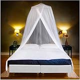EVEN NATURALS Luxus Moskitonetz Doppelbett für XXL Bett und Reise, Mückennetz Outdoor...