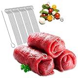 Robin Goods® 32x Rouladennadeln aus Edelstahl - 11 cm lange Fleischspieße rostfrei,...