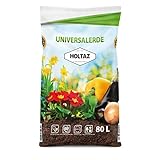 Holtaz Universalerde Erde Hochbeeterde für Gemüse Blumen Gartenpflanzen...