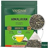 VAHDAM, Grüner Tee Blätter Von Himalaya (100 Loser Tee Teebeutel) | 100% natürliche |...