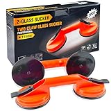 Baxcdyswe Saugheber (2 Stück), Glassauger, Saugheber Fliesen, Saugnapf Griff Vakuumheber...