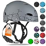 Apollo Skaterhelm Herren, Damen und Kinder | Kinderfahrradhelm | Verstellbar |...