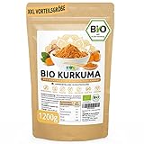 EWL Naturprodukte Bio Kurkuma Pulver 1200g extra XXL Bio-Vorteilspack Kurkuma Pulver Bio...