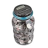 OurLeeme 1.5L Geld Spardose Digitale Münzzählbox Große Kapazität für Kinder...