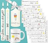 Tixlux 6 PCS Kerzentattoo Wassertransferdruck (200+ Muster), Wasserschiebefolie...