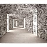 murando Fototapete 3D Tunnel 350x256 cm Vlies Tapeten Wandtapete XXL Moderne Wanddeko...