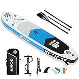 Goosehill Aufblasbares Stand Up Paddling Board, Größe 10'6'' x 32' x 6', Verstärktes...