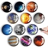 Kühlschrankmagnete, 12 Stück Glas Bunter Kühlschrank Magnet, Magnete für...
