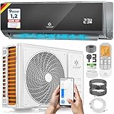 KESSER® Klimaanlage Set Split - mit WiFi/App Funktion Klimagerät - Kühlen A++/ Heizen...