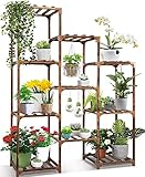 Pflanzenständer für drinnen und draußen, mehrstöckige Blumenständer großes...
