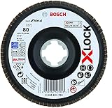 Bosch Accessories Bosch Professional 1x Fächerschleifscheibe X571 Best for Metal X-LOCK...