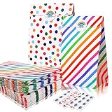Papiertüten Kindergeburtstag Geschenktüten Papier Tüten zum Süßigkeiten Mitgebsel...