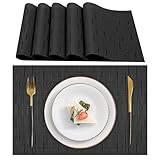 Lumaca Tischsets Abwaschbar, Set mit 6 Platzset, (70% PVC, 30% Polyester),...