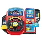 Vtech Abenteuer Lernlenkrad – Interaktives Lenkrad mit LCD-Farbbildschirm, 3...