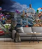 Sunny Decor | Disney | Fototapete CARS WORLD | 368 x 254 cm | Tapete, Wand...