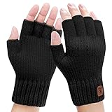 Kordear Herren Thermisch Fingerlose Handschuhe-Winter Fingerlose Handschuhe,Handschuhe...