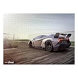 Puzzel 1000 Teile Erwachsene- Silver Sports Car -Klassische Puzzles 1000 Teile Puzzles...