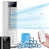 Klarstein Mobiler Luftkühler, 4-in-1 Air Cooler, Leiser Ventilator, Luftbefeuchter &...