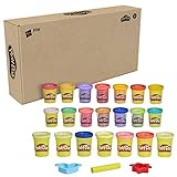Play-Doh Bunt und Fröhlich Vielfalt Pack mit 21 Dosen, darunter Glitzerknete...