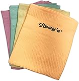 ilbay's [4er] Stark saugfähige Reinigungstücher für streifenfreie Reinigung...
