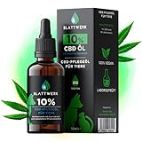 Blattwerk 10% CBD Öl für Hunde & Katzen - FÜR GROß & KLEIN - Hanföl für...