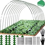 Folientunnel für Hochbeet,Pflanztunnel Bögen für Hochbeet,18 PCS Tunnelbögen...