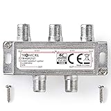 TronicXL Digitaler 4-Fach SAT Verteiler Antennenweiche Antennen Kabel DVBC DVBS DVBT DVBS2...
