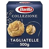 Barilla Collezione Tagliatelle Pasta aus hochwertigem Hartweizen immer al dente, (1 x 500...