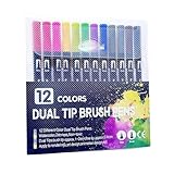 Malbuch nach Zahlen, Mal-Aktivitätenbuch mit Zahlen, doppelseitiges Aquarellstift-Set,...