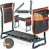 KESSER® 2 in 1 XXL Kniebank für Gartenarbeit Gepolstert Sitzunterlage Eva-Schaumkissen...
