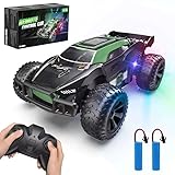 Kizeefun Ferngesteuertes Auto, 1:22 RC Autos für Kinder mit 360° Stunt Rennauto, 2.4GHz...