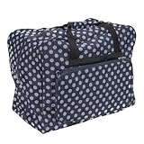 Unbekannt Nähmaschinen Tasche XL (blau/weiß gepunktet)