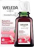 WELEDA Bio Ratanhia Mundwasser - Naturkosmetik Mundspülung ohne Fluorid mit ätherischen...