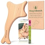 MagicBeech Massage-Paddel für Maderotherapie und Lymphdrainage, aus geöltem...
