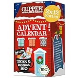 Cupper Bio Tee Adventskalender 2024, Geschenk Weihnachten, Weihnachtskalender ohne...
