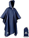 flintronic Regenponcho Herren, Wasserdichter Regenponcho, Leichter regenschutz...