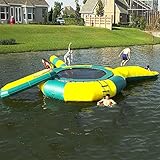 Wasseraufblasbares Trampolin Aufblasbare Schwimmplattform Seewassertrampolin Erwachsene...