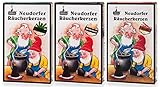Huss - Neudorfer Räucherkerzen 3er Pack - Klassische Mischung - Weihrauch, Sandel, Tanne...