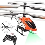 VATOS RC Hubschrauber - 22 Minuten Fliegen Ferngesteuerter mit LED-Licht - 2,4...