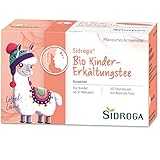 Sidroga Bio Kinder-Erkältungstee – Arzneitee mit Heilpflanzen bei Erkältung und Fieber...